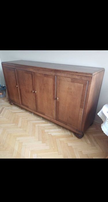 Komoda dębowa z 1958 roku po renowacji