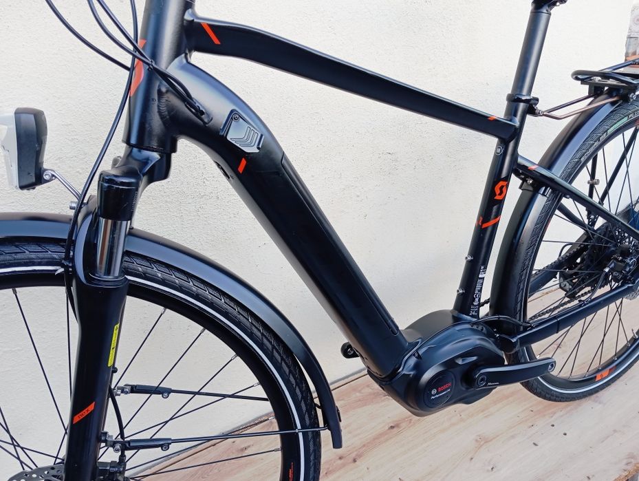 JF-Bikes Scott E-Sub Cross 10  Electric Urban Bike - Black
