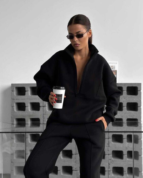 Теплий жіночий костюм на флісі в різних кольорах