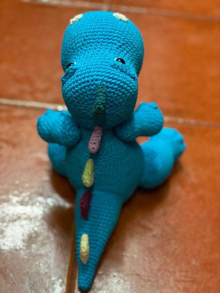 Dinossauro em Amigurumi