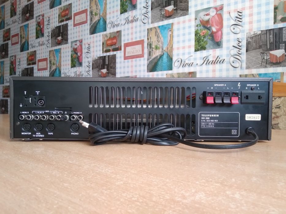 Замечательный винтажный Telefunken RR 200,2×60Вт,АССОРТИМЕНТ,гарантия!