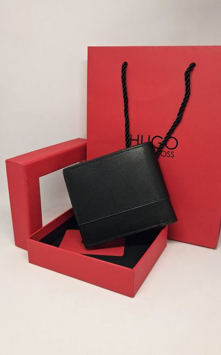 Чоловічий гаманець шкіряний босс портмоне | Мужской кошелек бумажник