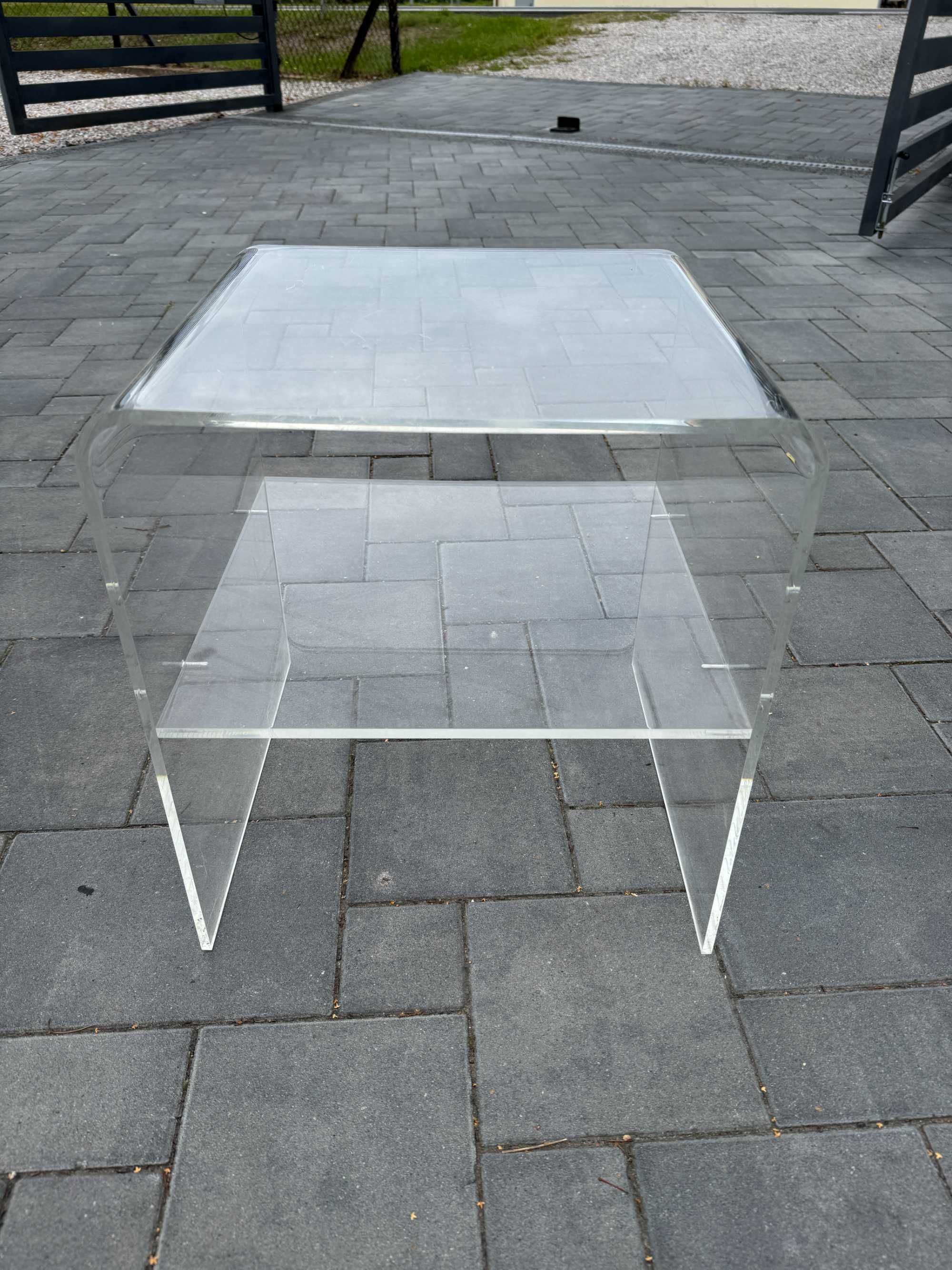 Stolik Plexiglass Plexi Vintage