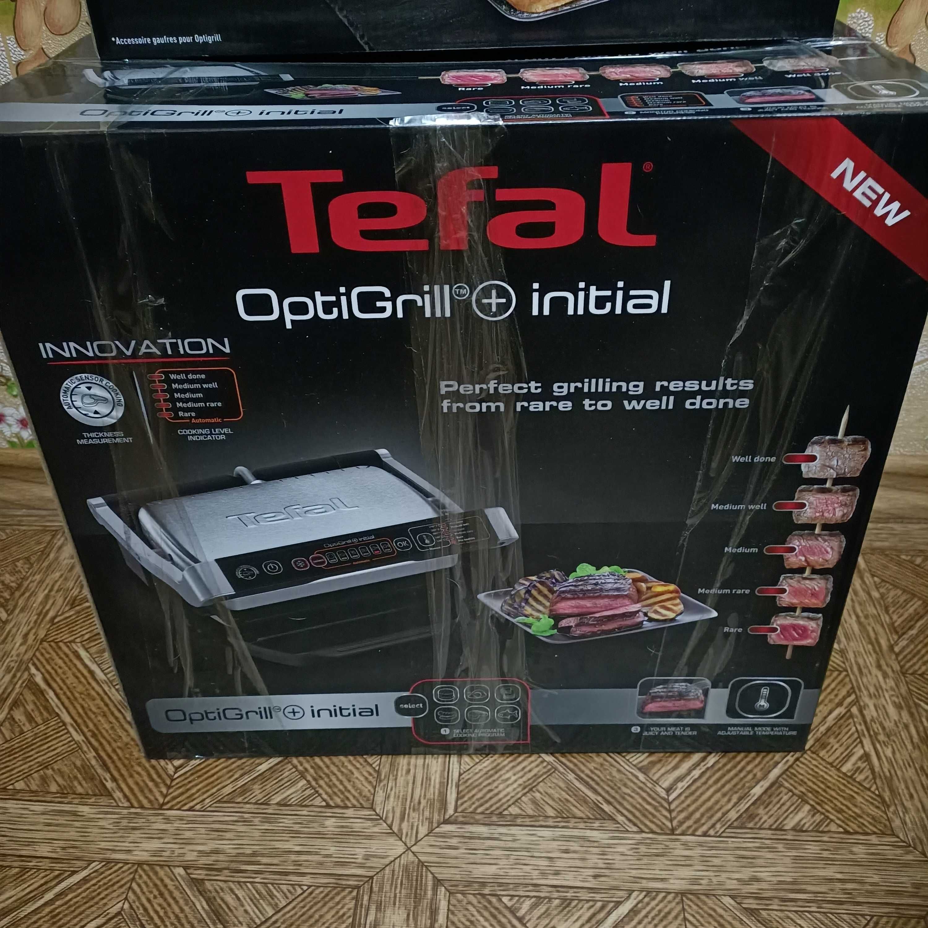 Гриль-барбекю Tefal optigrill