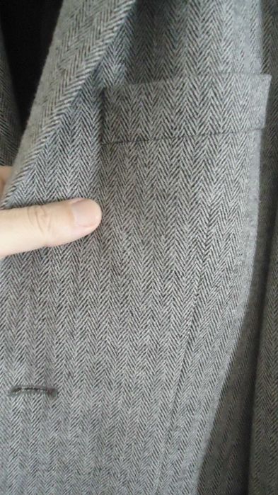 Blazer Escocês tamanho 48 cinzento