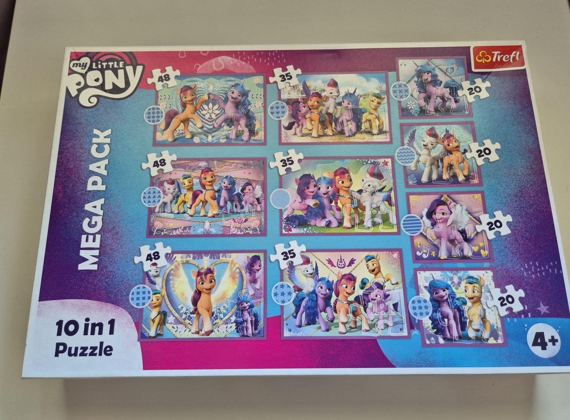 Zestaw dla dzieci +3, puzzle, gry, memo