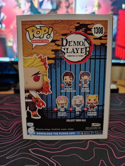 Офіційна колекційна фігурка Funko Pop Кьюджюро Ренгоку/Kyojuro Rengoku