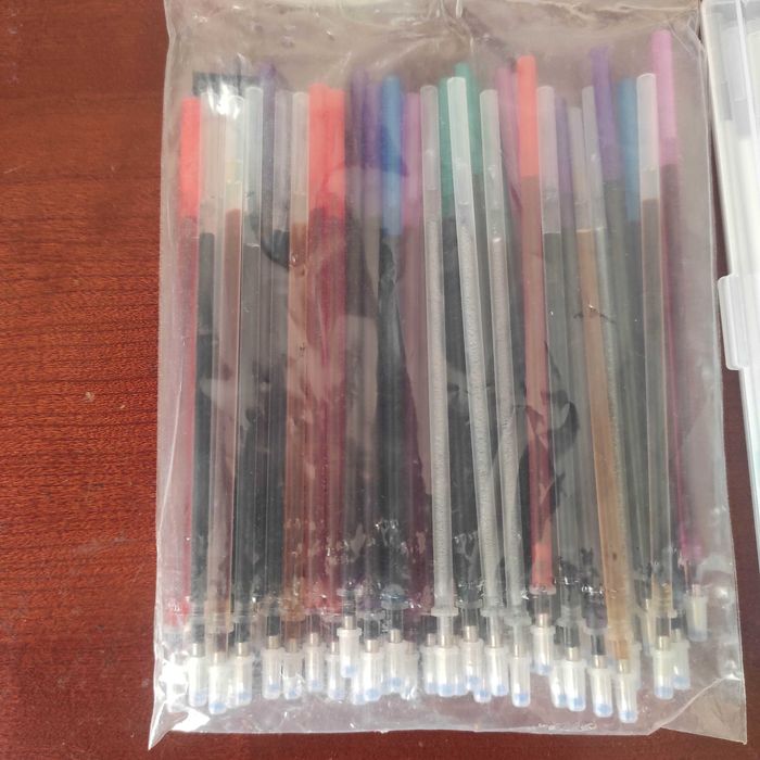 Recargas de caneta tinta apagável c/ calor para costura 128 unidades