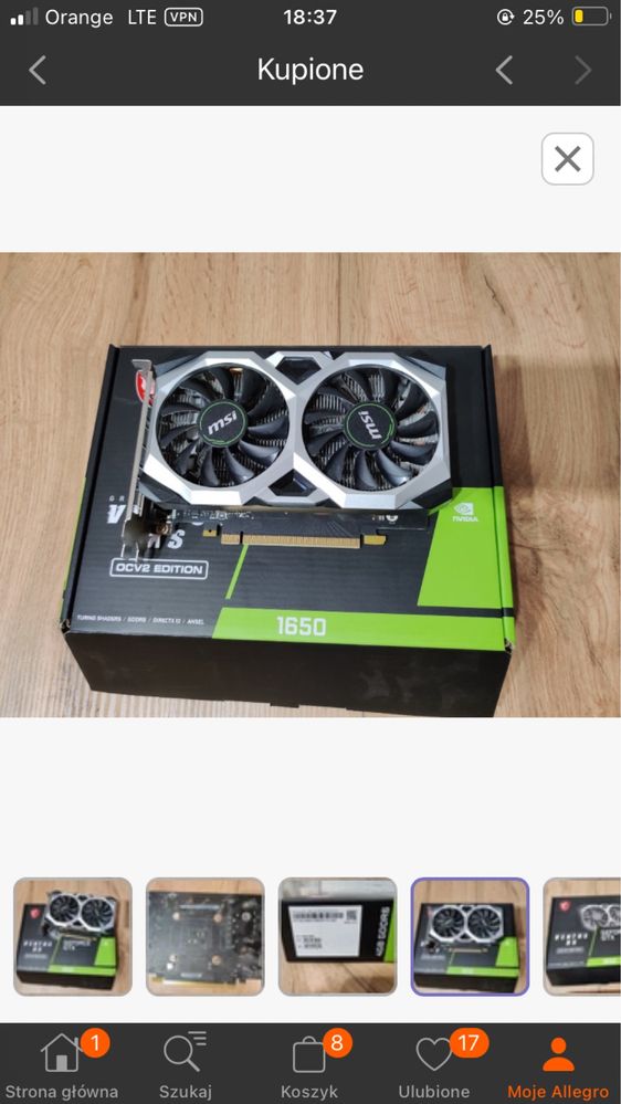 Karta graficzna GeForce GTX 1650 VENTUS 4GB