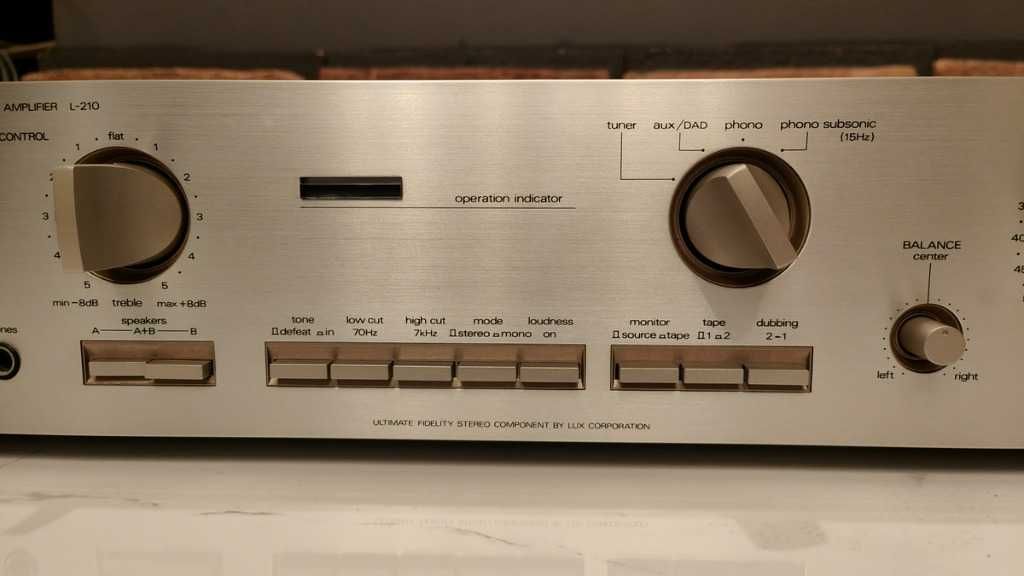 LUXMAN L-210 Audiofilski wzmacniacz STEREO ! Vintage