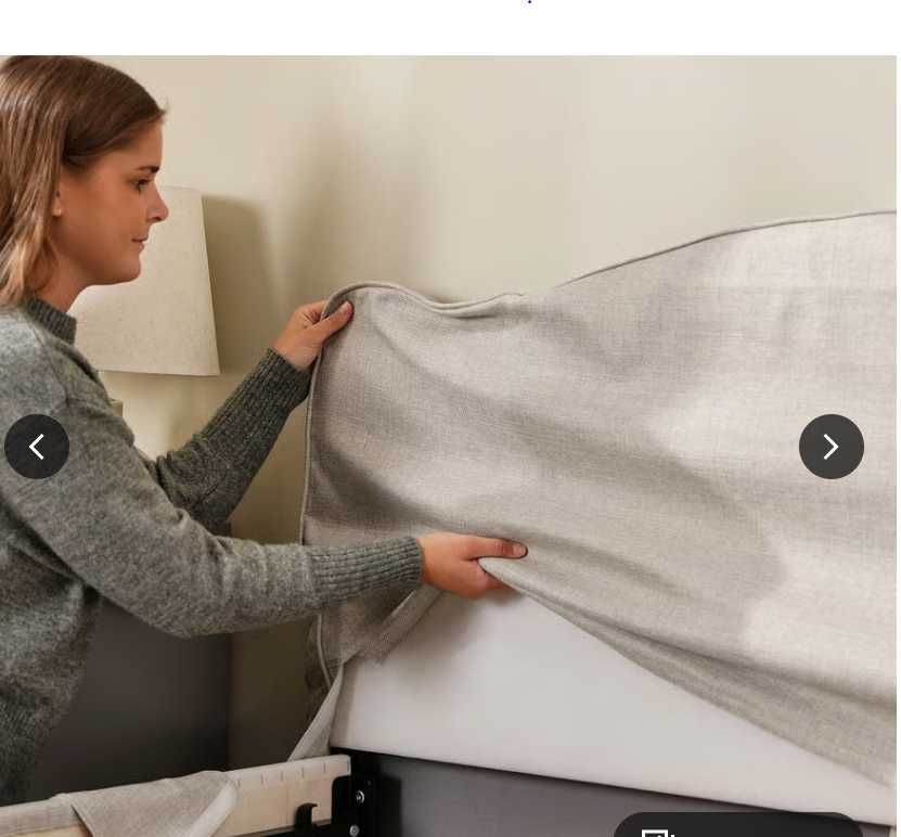 NOVO - Cama e colchão híbrido com molas ensacadas - nunca usada