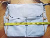 Torba listonoszka, denim, nowa