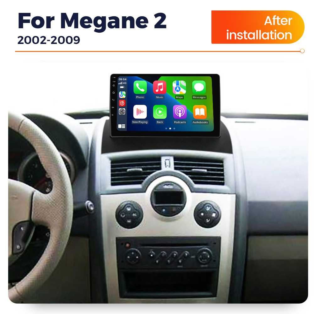 Магнітола Renault Megane 2 андроїд GPS навігація рено меган CarPlay