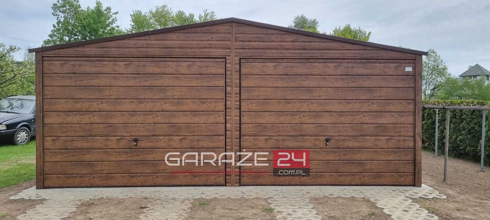 Garaż blaszany  6x6m*wzmocniony  profilem*PRODUCENT*jakość*