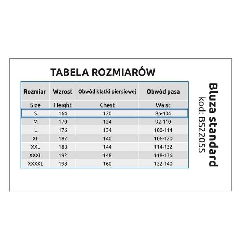 Bluza z kapeluszem STANDARD, rozmiar XXXL - BRCtech