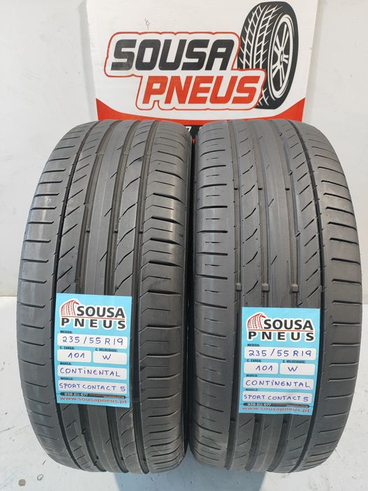2 pneus como novos 235-55R19 Continental - Oferta da entrega all