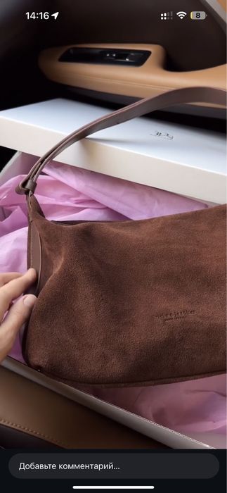 Сумка натуральный замш 100% кожа