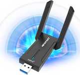 Klucz, adapter USB WiFi 6E do komputera, 5400Mbps,Trójzakresowy smp39