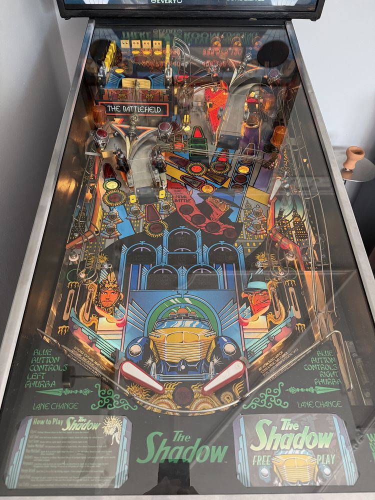 Flipper Fliper pinball THE SHADOW Bally 1994