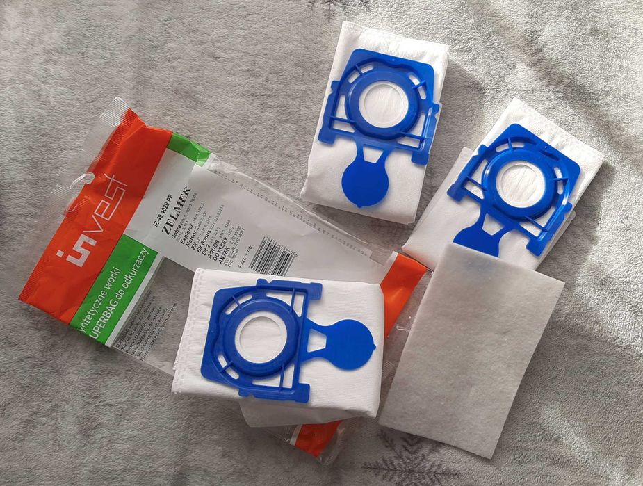 Nowe worki Superbag do odkurzaczy Zelmer i Bosch 3 szt. + filtr