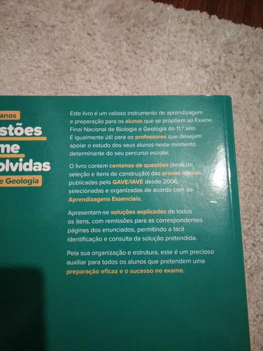 Livro de Apoio ao Exame Nacional de Biologia e Geologia