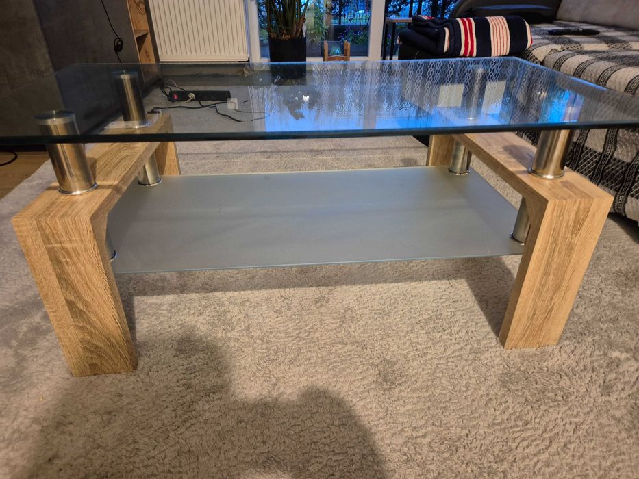 Ława Szklana Prostokątna 110CM x 59,5CM