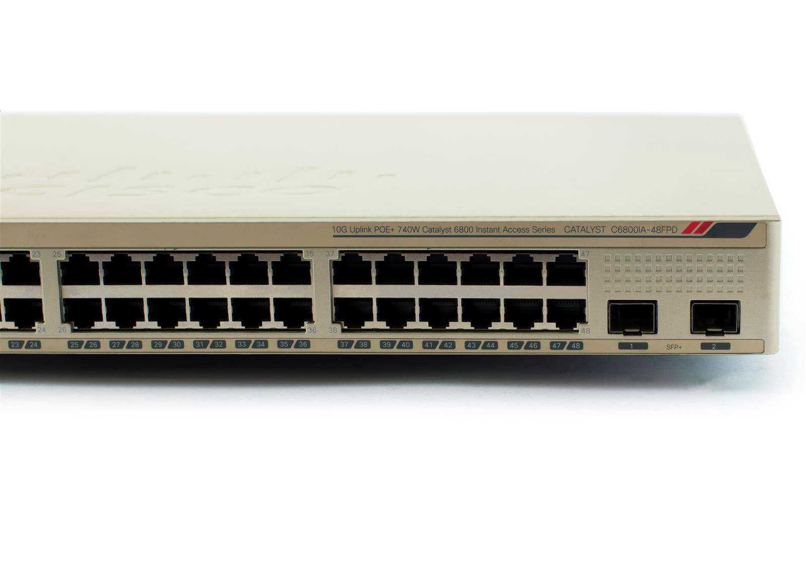 Гигабитный коммутатор Cisco C6800IA-48FPDR PoE+ 10G