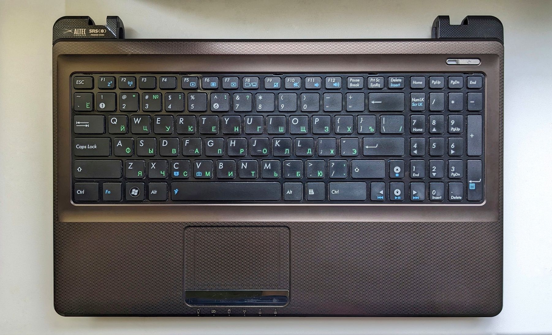 Ноутбук ASUS X52N (K52) нижня частина корпусу в зборі