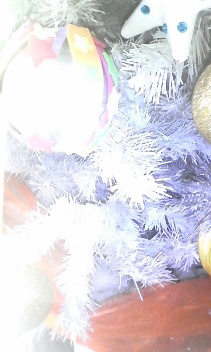 Arvore natal branca elegante