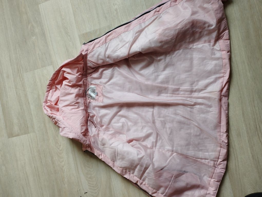Куртка рожева на синтепоні