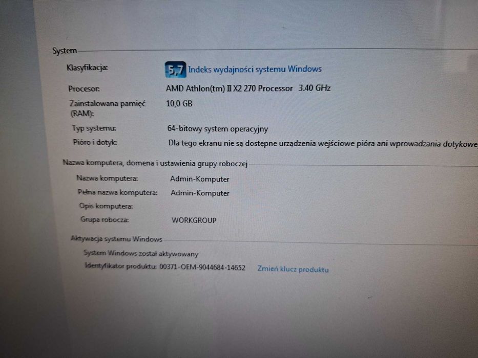 Komputer Retro Windows XP i 7 Athlon X2 10GB RAM Geforce GT 630 Asrock