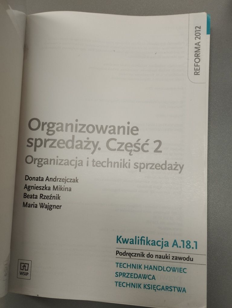 Organizowanie sprzedaży 2