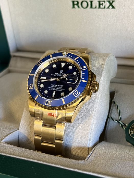 Rolex Submariner DateJust Full Gold/Blue