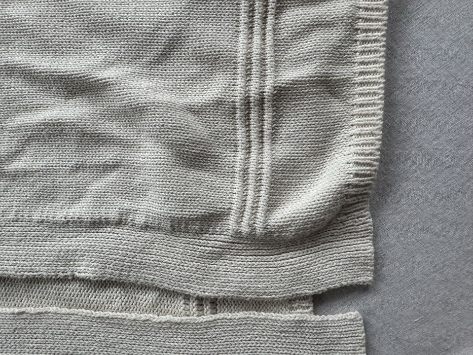 Kardigan bawelniany z azurowym wzorem