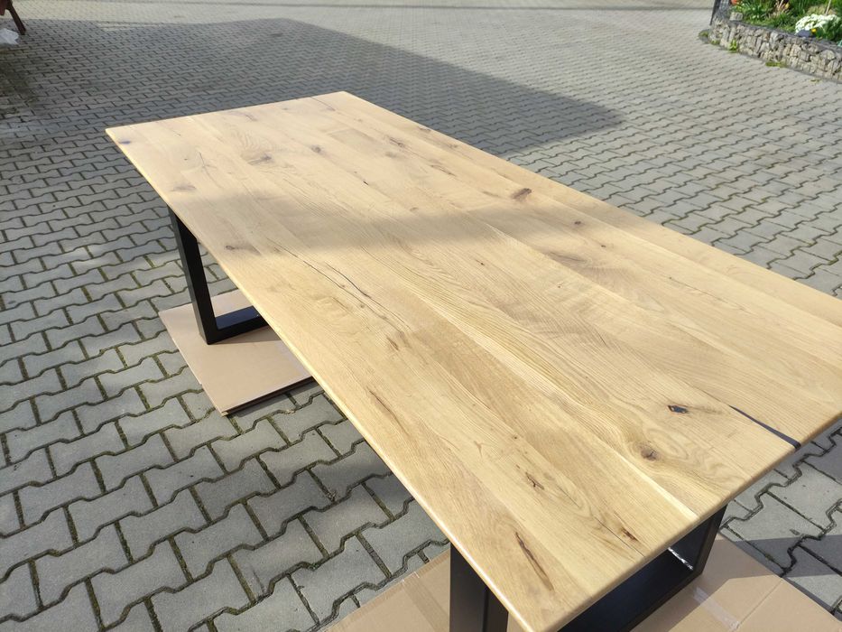 Stoł debowy  naturalny140-75