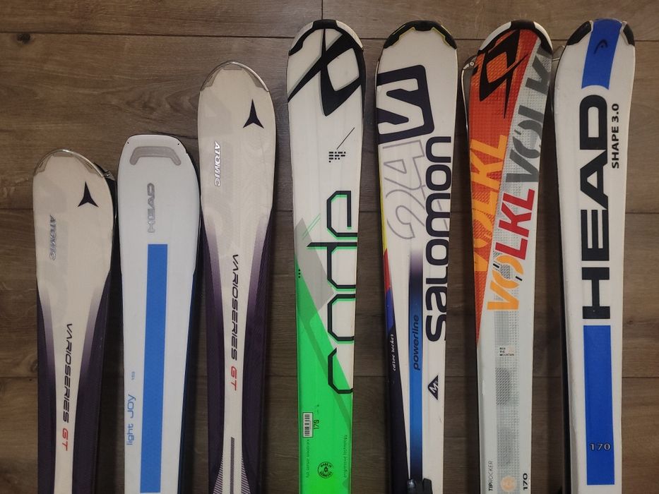 РОЗПРОДАЖ!!! Лижі бу Head Atomic Volkl для карвінгу