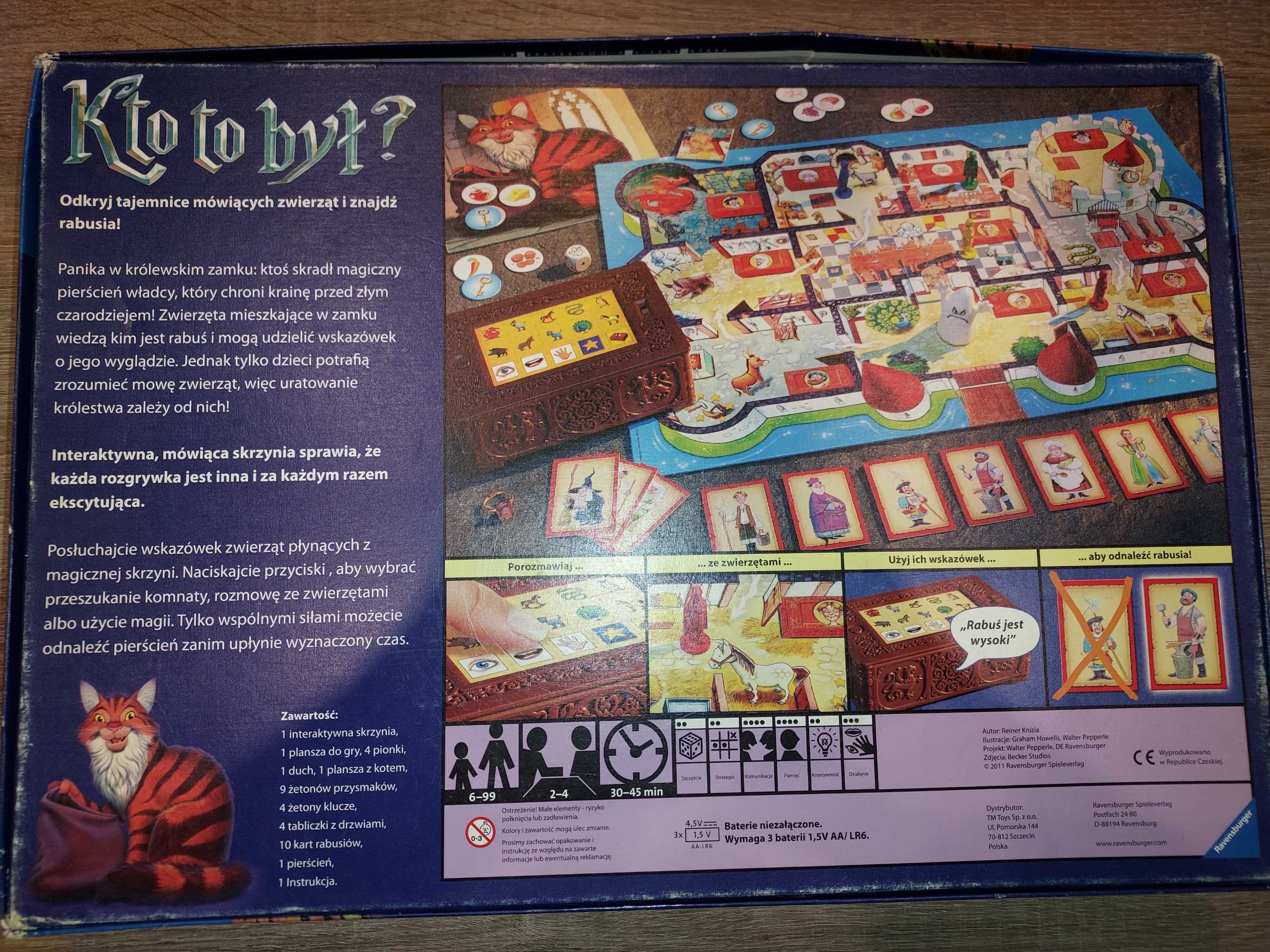 Gra planszowa KTO TO BYŁ - Knizia dla dzieci