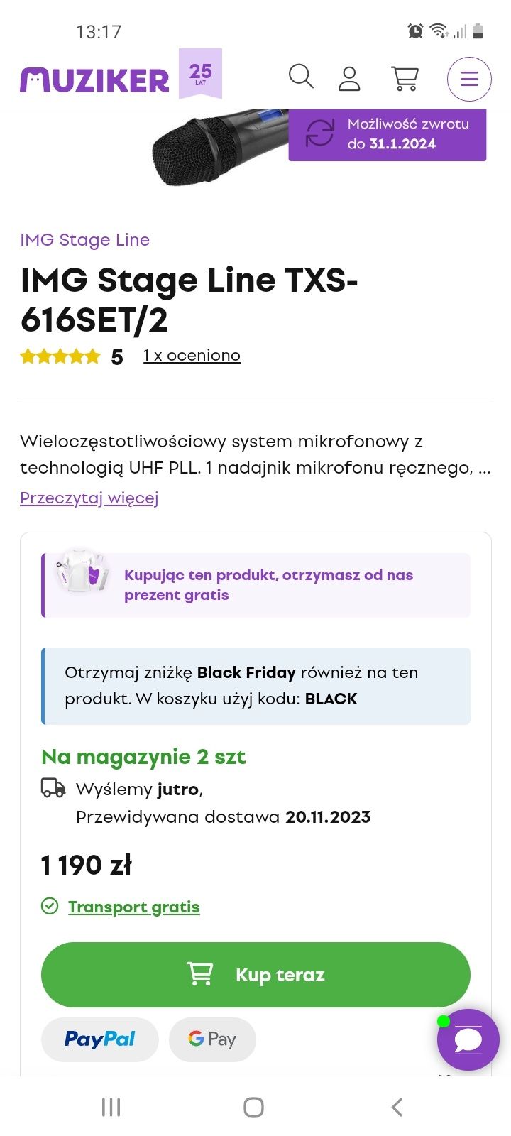 Mikrofon Zestaw mikrofonu bezprzewodowego IMG