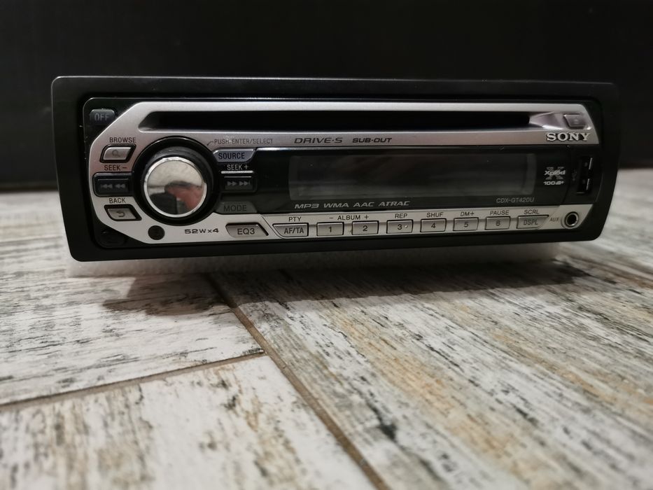 Sony CDX-GT420U, автомагнитола, магнитола в авто.
