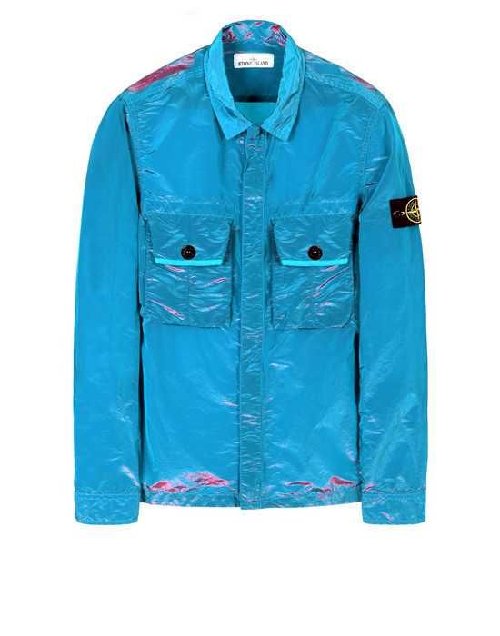 Сорочка STONE ISLAND Nylon Metal Colour Weft Shirt Blue SI0101-BL