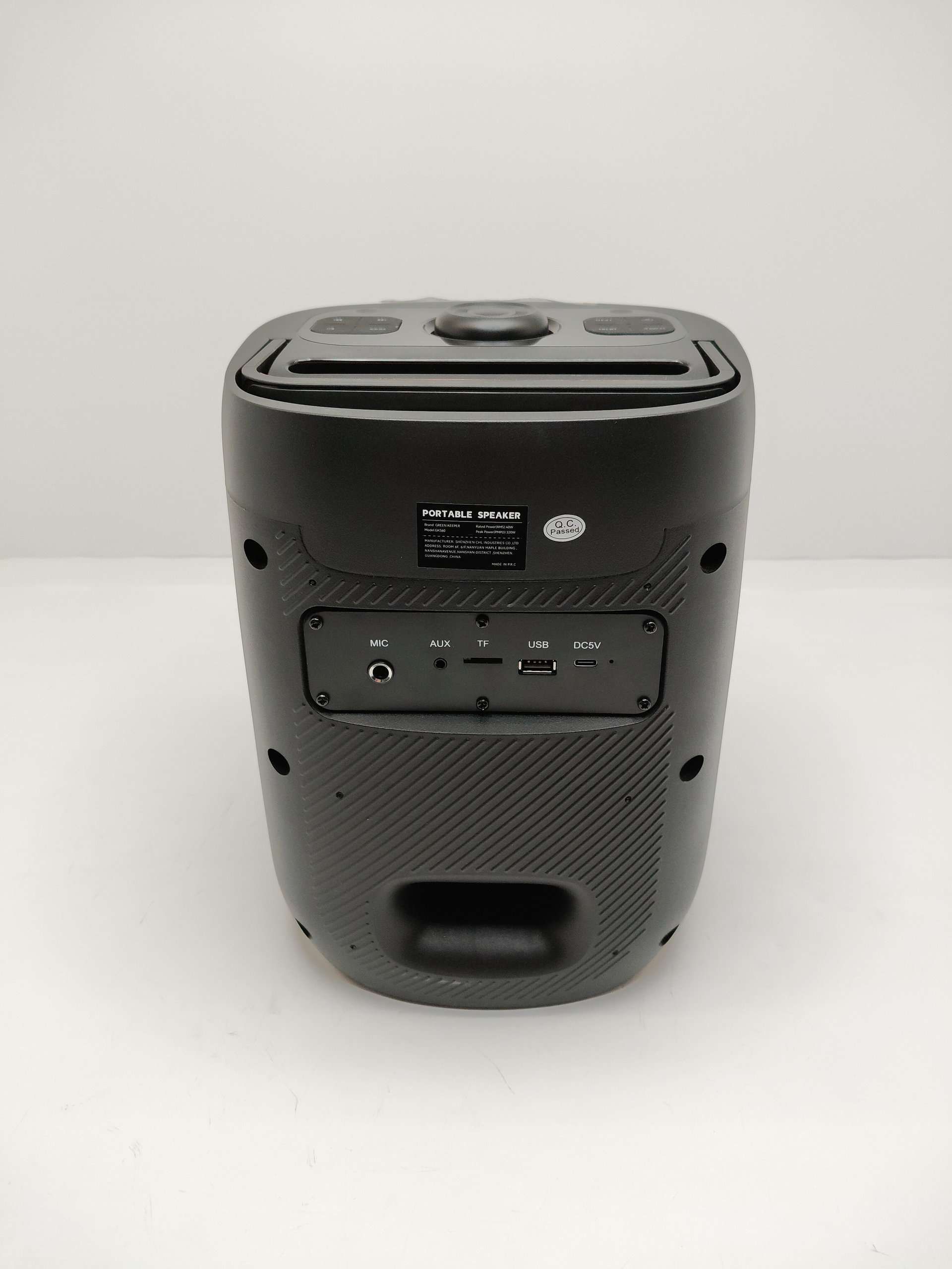 Short Version: KARAOKE MASCHINE 400W Bluetooth Mikrofony LED