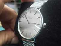 Stalowy Zegarek Carat !! Mechaniczny Piękna tarcza koronka Onyx !!