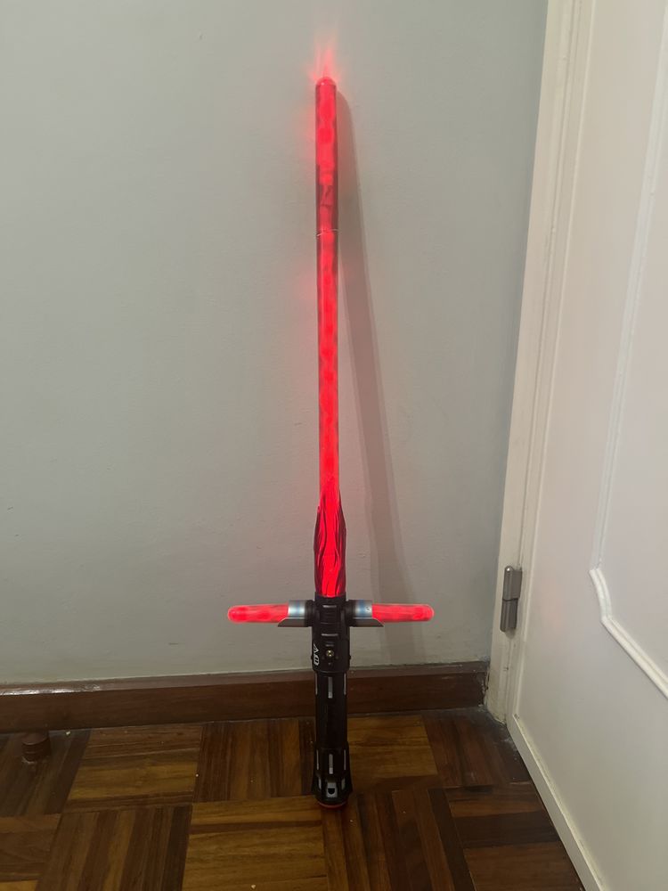 Espada Star Wars led vermelha