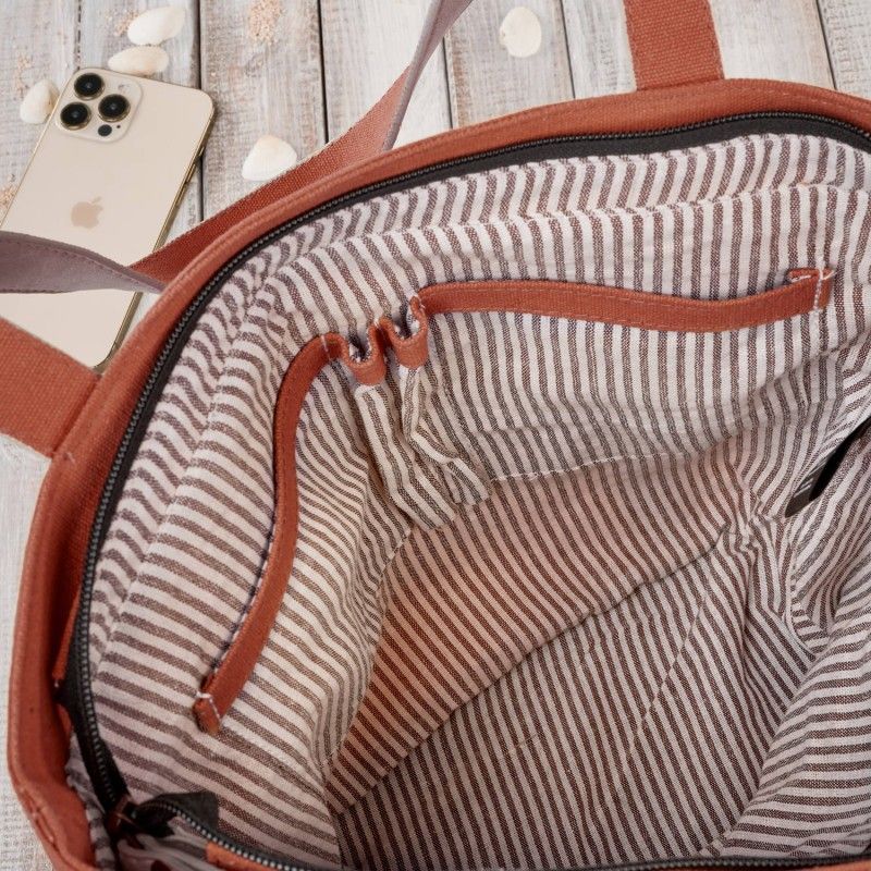 torba damska na ramię shopper duża wegańska materiałowa pojemna