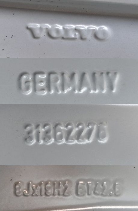 Felgi z oponami zimowymi Volvo XC60 8x19 ET42,5 5x108