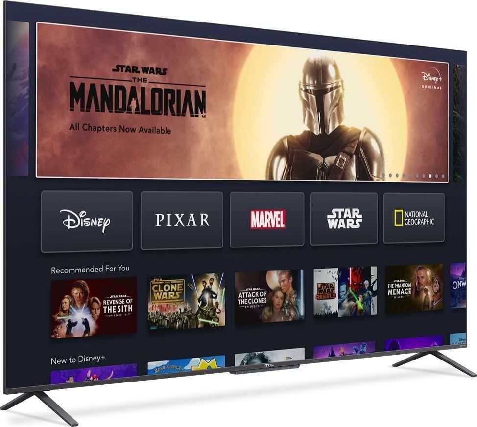 TCL QLED 65" 4K Android HDMI 2.1 DVB-T2 65C721 Telewizor Nowy BW