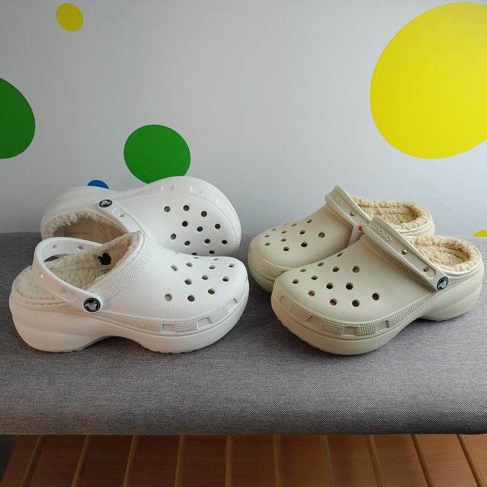 Новинка ! Жіночі утеплені крокси Crocs Classic Platform Lined Clog роз