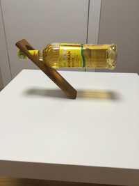 Підставка для пляшки вина оригінальна деревʼяна