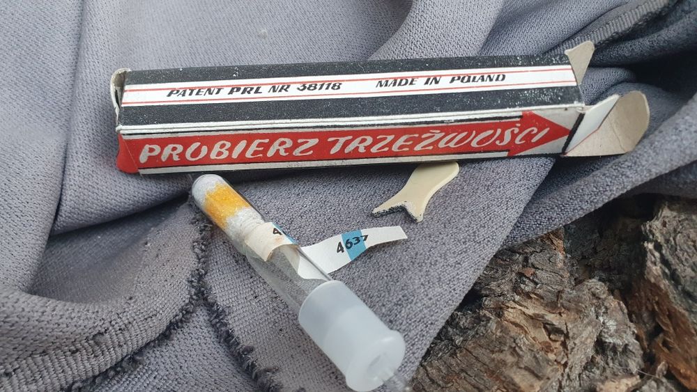 Probierz trzeźwości PRL Milicja
