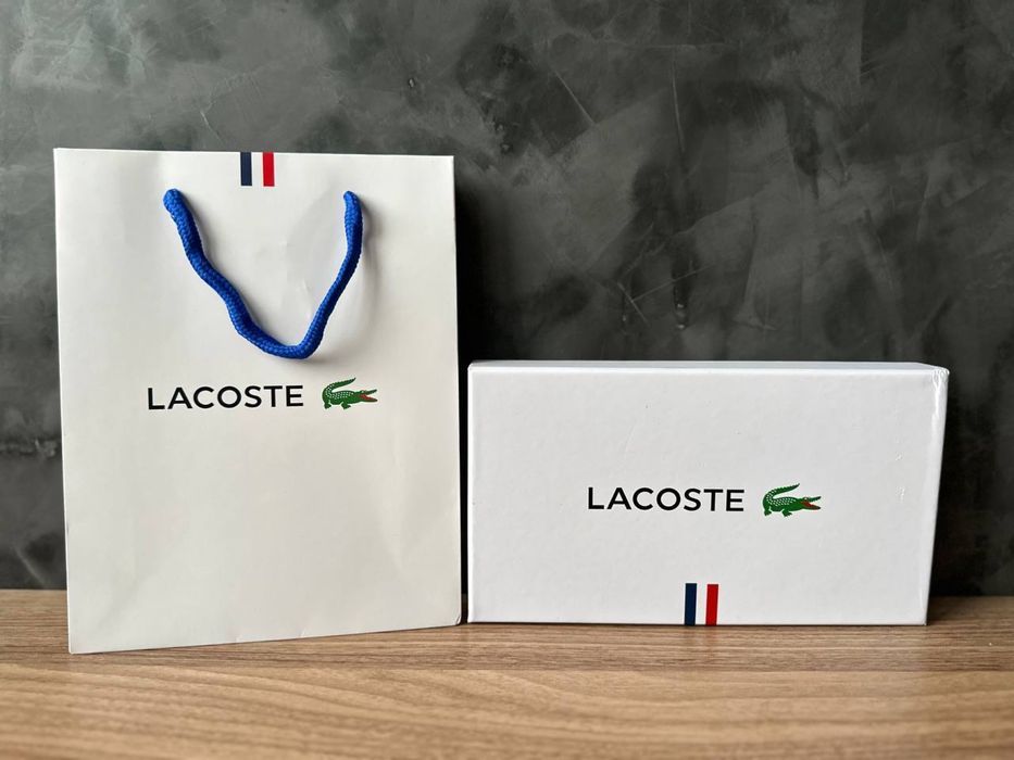 Мужской ремень Lacoste с двумя пряжками автомат ремінь чоловічий